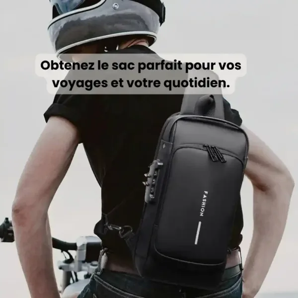 Sac polyvalent pour affaires, voyages et activités de plein air.