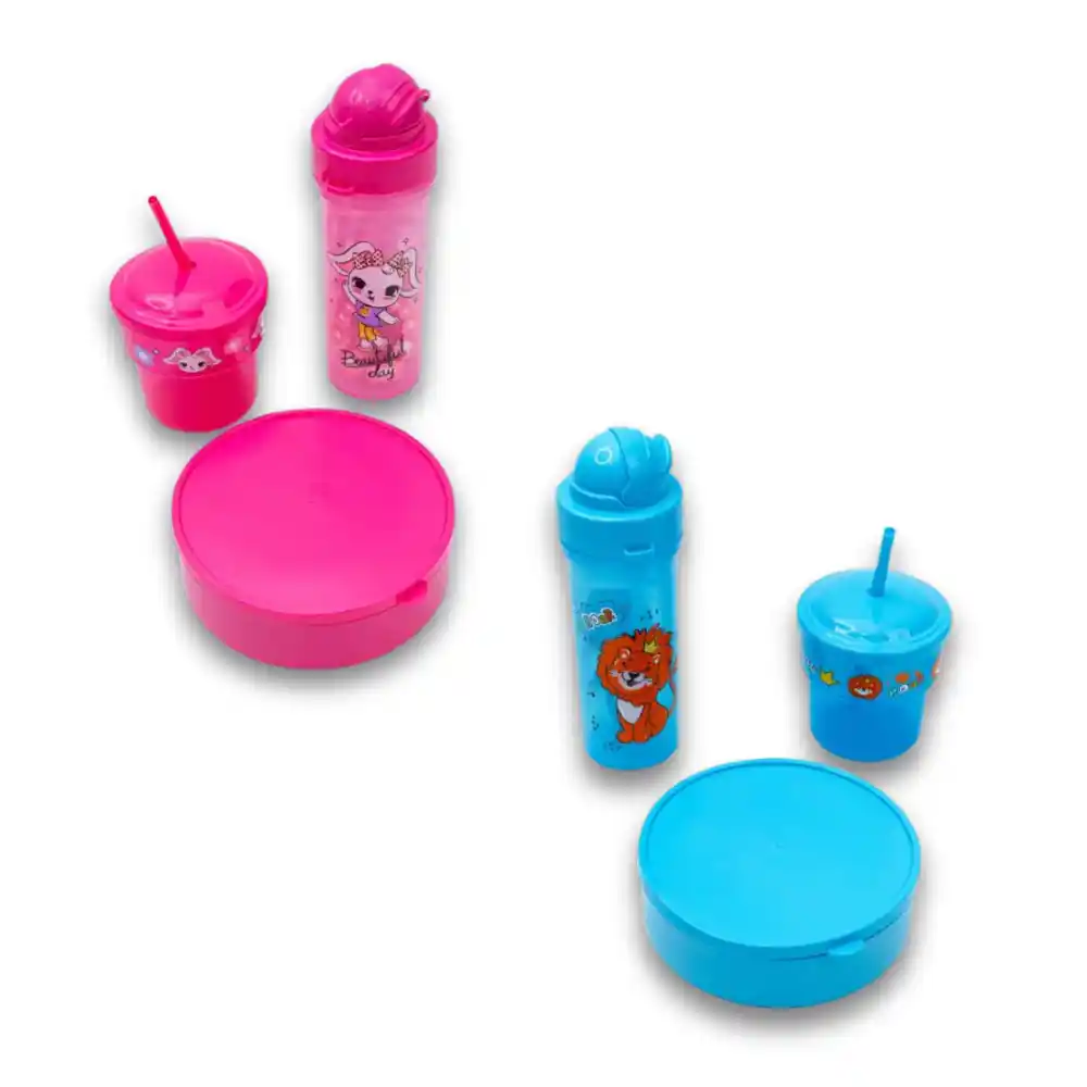 Gobelet en plastique enfant - ensemble repas complet