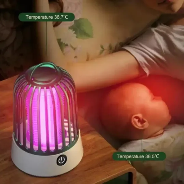 Lampe anti-moustique sécurisée
