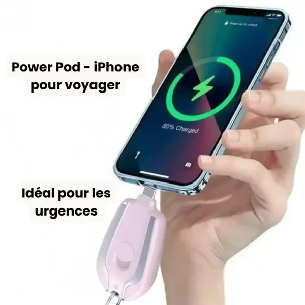 Chargeur USB portatif pour iPhone et Android