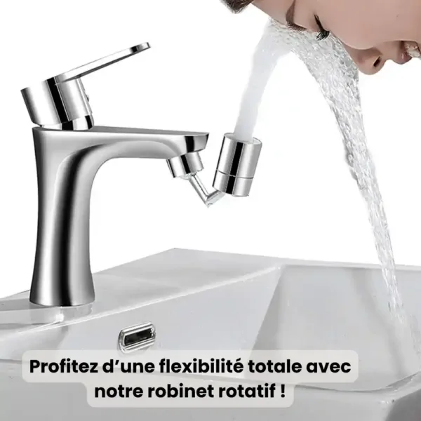 Robinet cuisine rotatif en ABS
