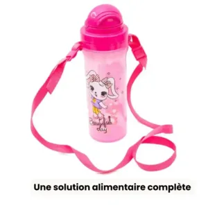 Ensemble pratique pour enfants - boîte, bouteille et gobelet