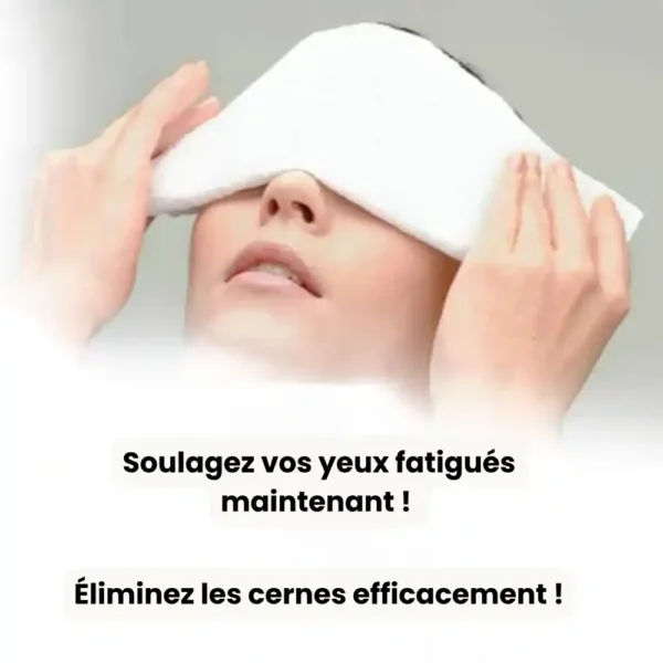 Masseur pour les yeux avec chaleur pour soulager fatigue oculaire.