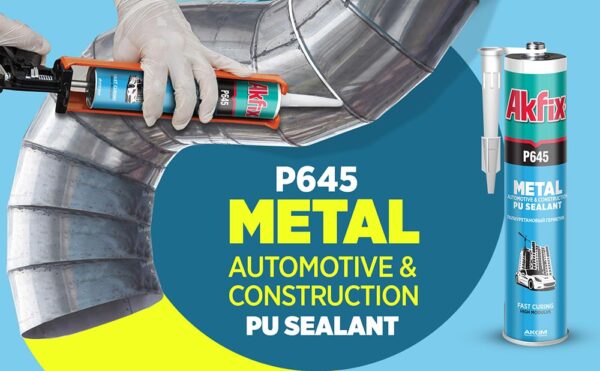 Application du mastic P645 sur métal