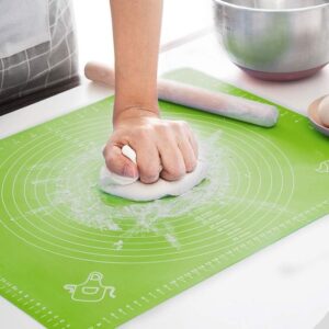 Matériel professionnel de pâtisserie : tapis silicone vert