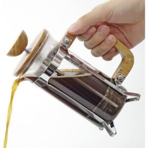 Accessoires café inox et bois