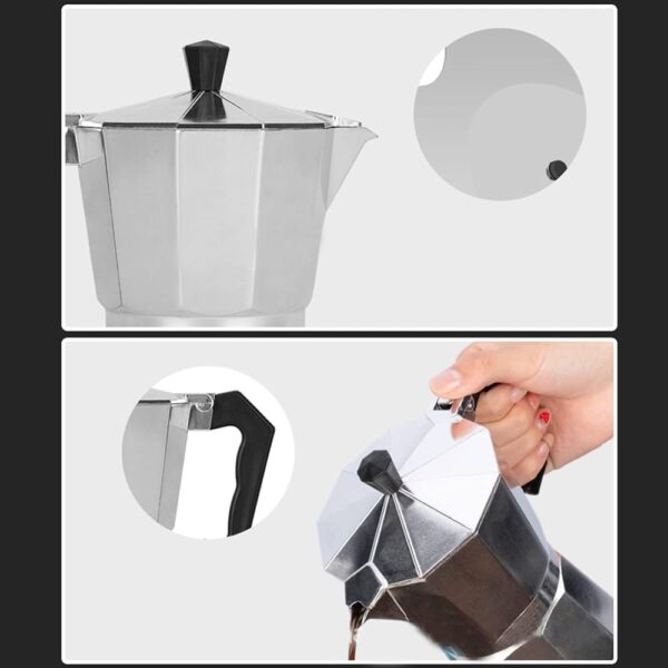 Cafetière résistante en aluminium