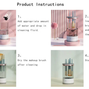 Brosse maquillage hygiène UV