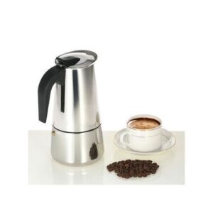 Cafetière argent inox pour café savoureux