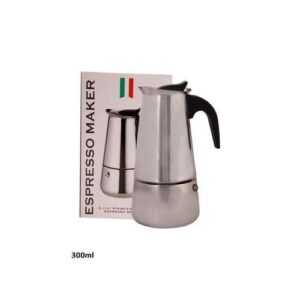Machine à café italienne en inox argent