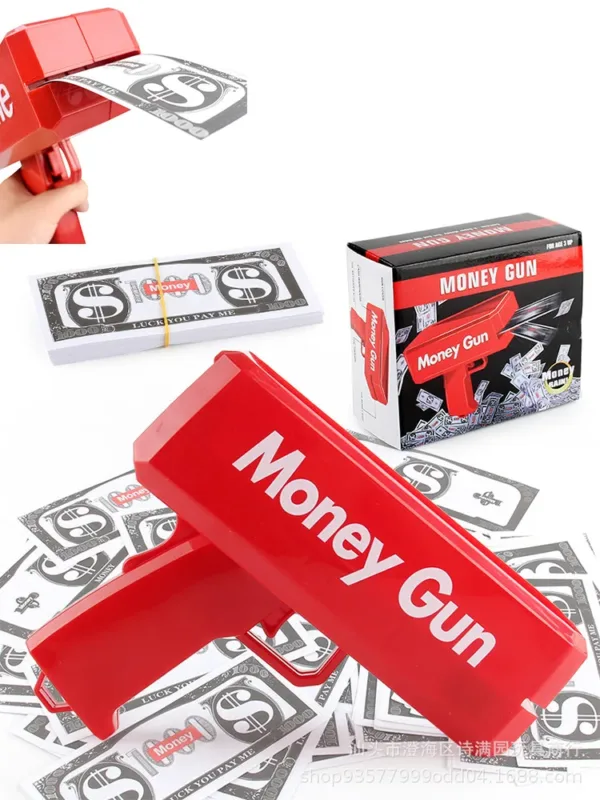 Pistolet distributeur d’argent rechargeable