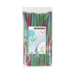 50 pailles flexibles tropical