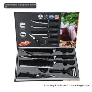 Couteaux inox avec manche ergonomique