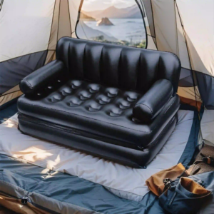 Mobilier gonflable pour couchage temporaire