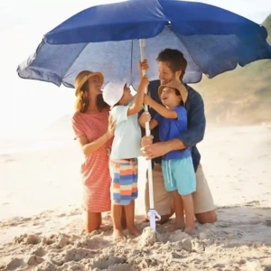 Tarière légère et universelle pour parasol de plage